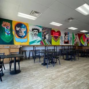 Indoor dining available with limited seating