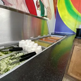 Try all the fresh salsas!