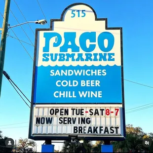 Paco Submarine