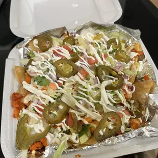 food, nachos