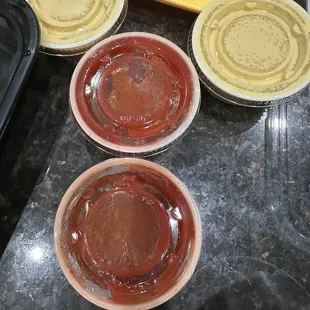 Given ketchup instead of sweet &amp; sour sauce.