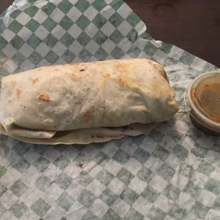 Chorizo breakfast burrito