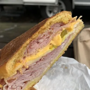 Midnight sandwich pressed sandwich
