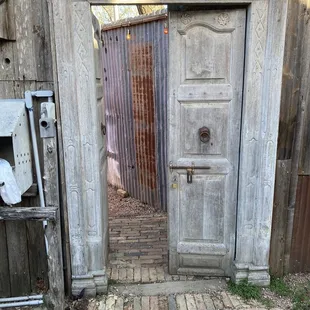 Awesome doorway to more wasted patio space