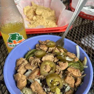 Chicken fajita bowl - custom