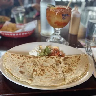 Carne asada quesadillas
