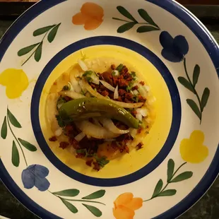 Taco Al Pastor w/Roasted Serrano