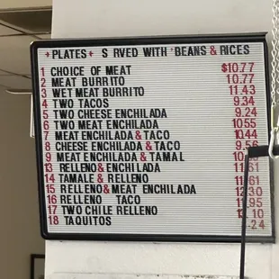 Menus