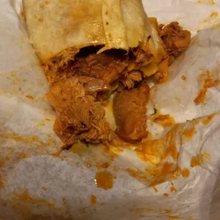 This is the pork burrito