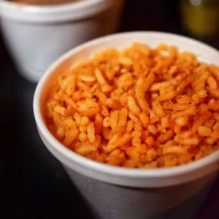 a bowl of mexican rice