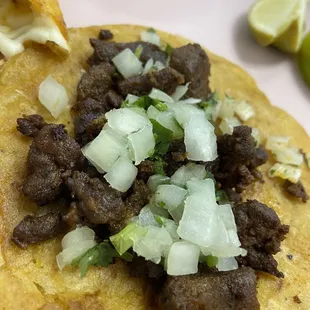 Steak taco