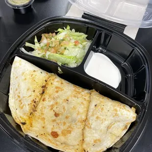 Carnitas quesadilla