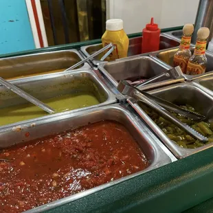 Salsa bar
