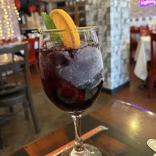 Red Sangria my friend said it was amazing