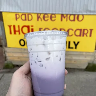 Taro bubble tea