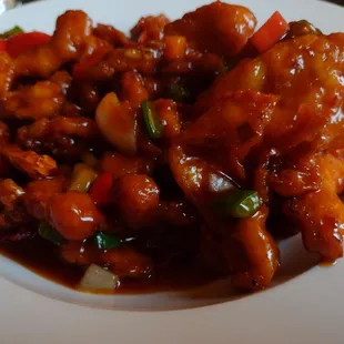 Spicy garlic chicken