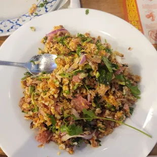 a plate of food