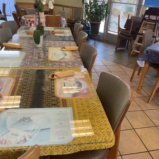 Immaculate and clean tables!