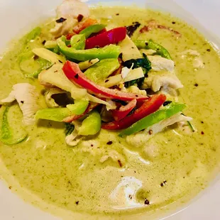 green curry with chicken