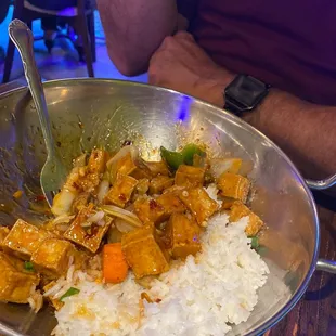 Thai Dynamite with tofu