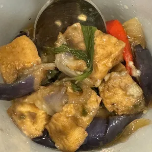 Basil Stir Fried Tofu