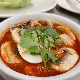 Tom Yum soup- strong flavor