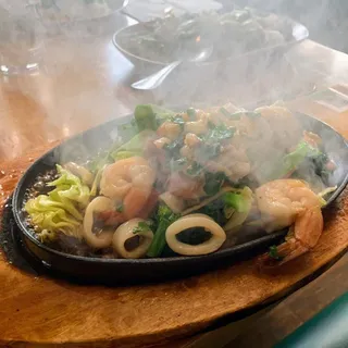 Flaming Seafood