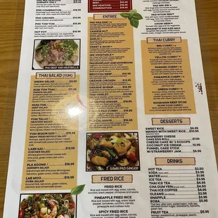 New menu
