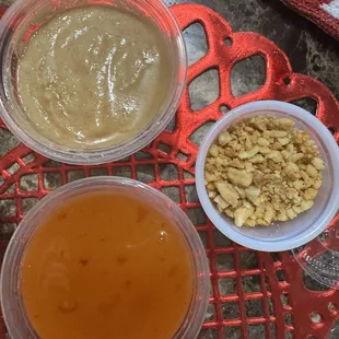 Great toppings/dips for shrimp spring rolls!!