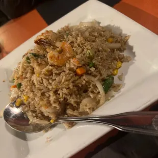 Fried rice with shrimp!