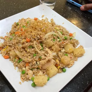 Pineapple Fried Rice with chicken