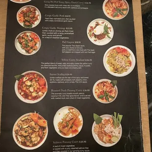 1 of 5ish dinner menus