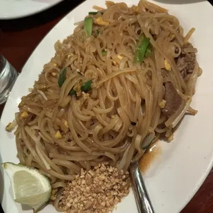 Pad Thai with Beef