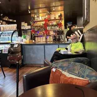 The interior of the Paddington Cafe.