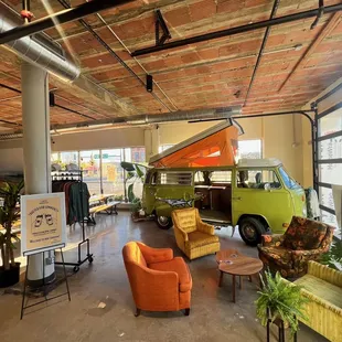 the interior of the building