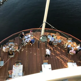 outside, sushi and sashimi