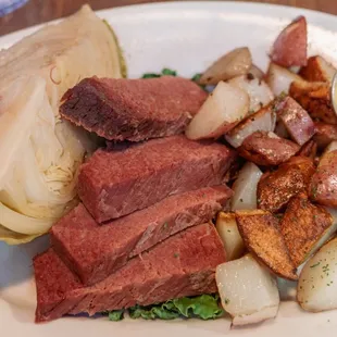 classic corned beef, cabbage, and potatoes