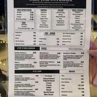 menu, sushi and sashimi