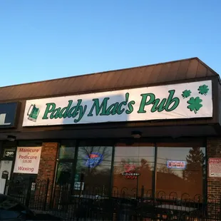 the front of the pub