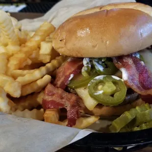 Spicy burger