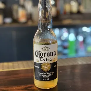 a bottle of corona extra