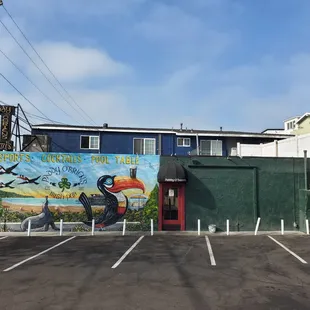 outside