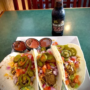 Taco's with Root Beer.