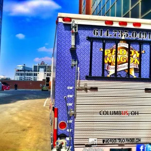 the back end of a truck