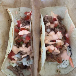 Brisket tacos