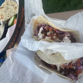 Bourbon-Glazed Brisket Tacos