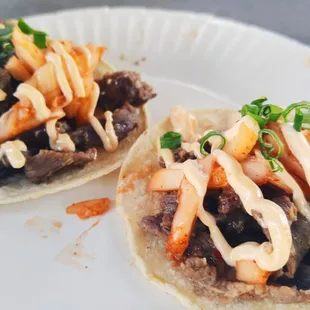 Korean zombies tacos