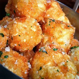 Garlic tatter tots!! $6