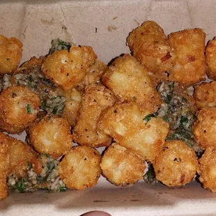 Gilroy garlic tots