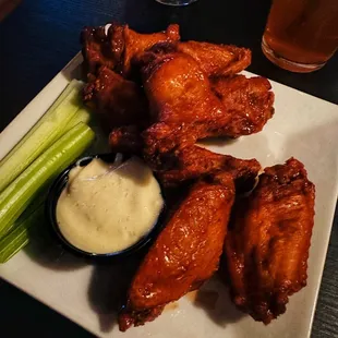 Hot Buffalo Wings!....Very Good!!